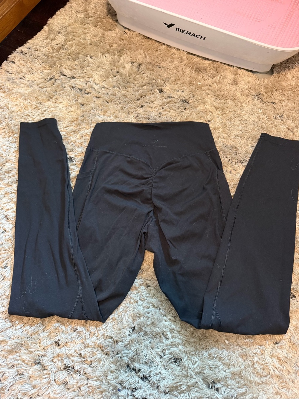 Gym shark Whitney Simmons Black High-Waist Leggings